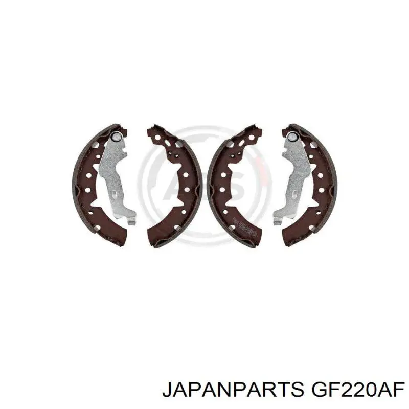 GF220AF Japan Parts Колодки гальмівні задні, барабанні