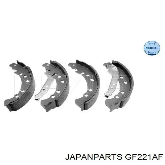 GF221AF Japan Parts Колодки гальмівні задні, барабанні