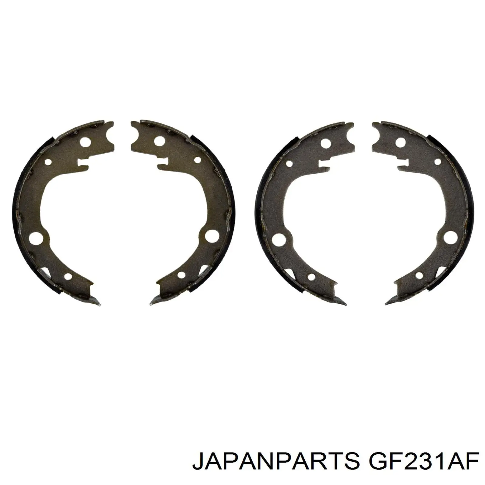 GF231AF Japan Parts колодки ручника/стоянкового гальма