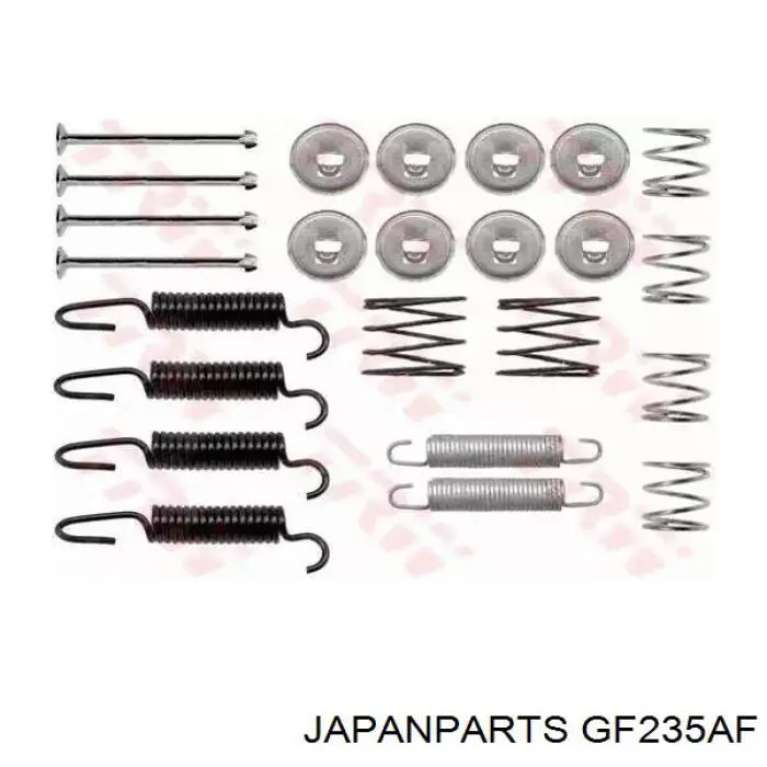 Колодки ручника / стоянкового гальма Japan Parts GF235AF ціна, від 32.96 USD