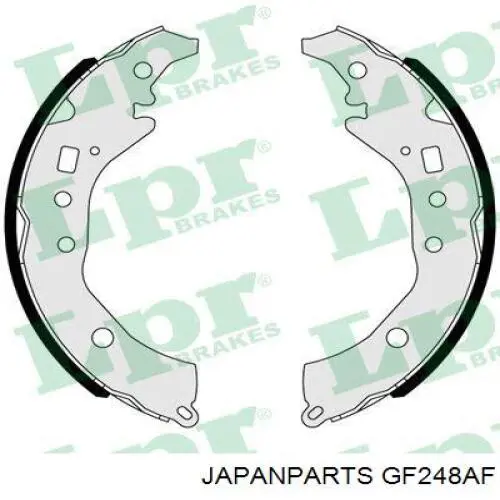 Колодки гальмові задні, барабанні Japan Parts GF248AF ціна, від 24.89 USD