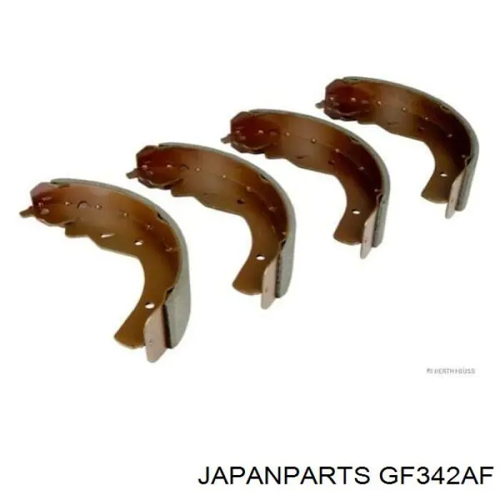 GF342AF Japan Parts Колодки гальмівні задні, барабанні