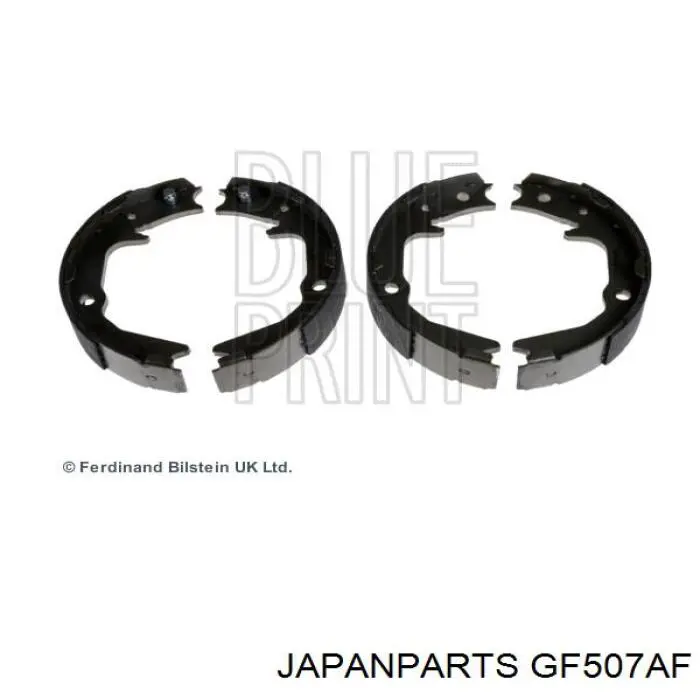 GF507AF Japan Parts колодки гальмові задні, дискові