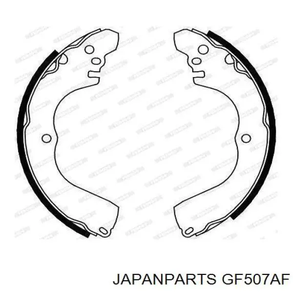 Купити GF507AF Japan Parts Гальмівні колодки гальма стоянки