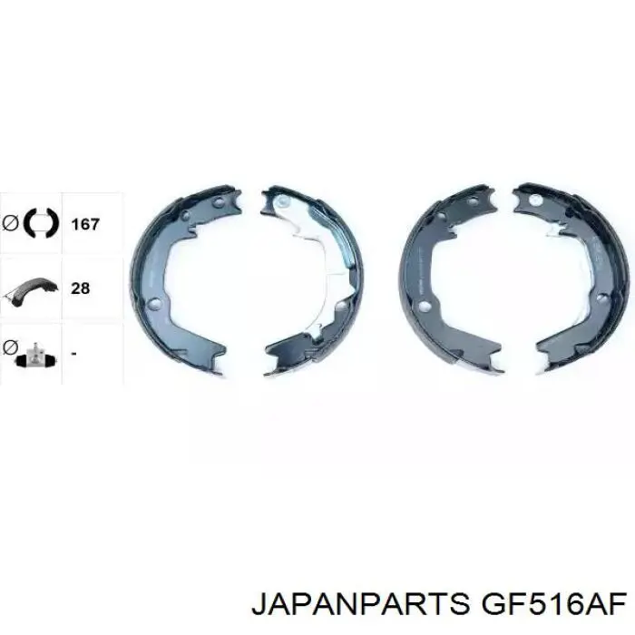 Купити 3563901310 JP Group Колодки гальмові задні, барабанні