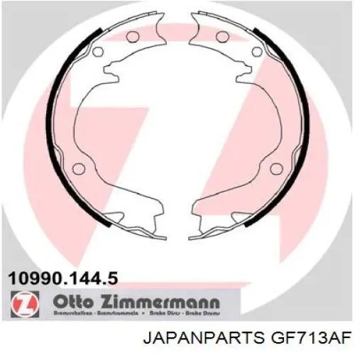 Колодки ручника / стоянкового гальма Japan Parts GF713AF ціна, від 23.17 USD