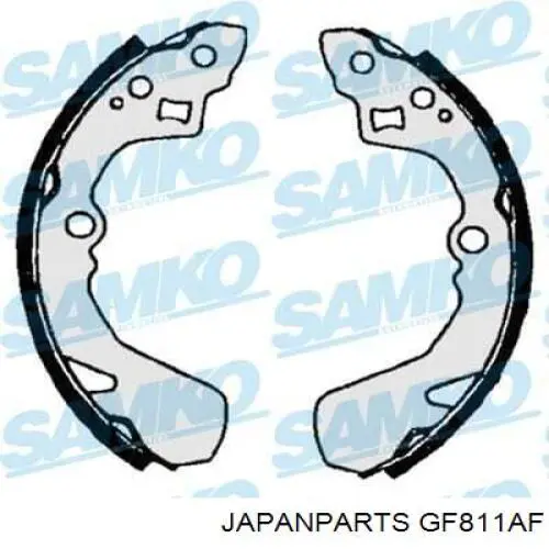 Гальма робочі задні ножні і гальмівні барабани Japan Parts GF811AF