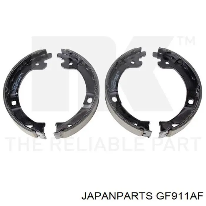 GF911AF Japan Parts колодки ручника/стоянкового гальма