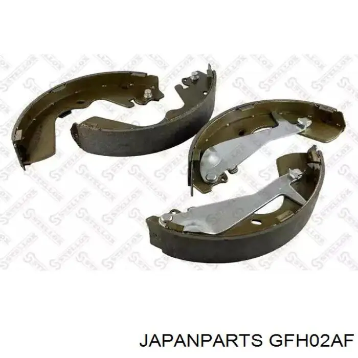 GFH02AF Japan Parts Колодки гальмівні задні, барабанні