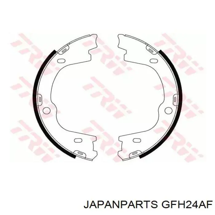 Колодки ручника / стоянкового гальма Japan Parts GFH24AF ціна, від 22.22 USD