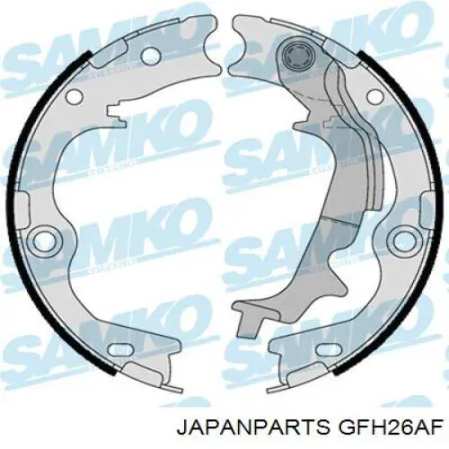 Колодки ручника / стоянкового гальма Japan Parts GFH26AF ціна, від 32.43 USD