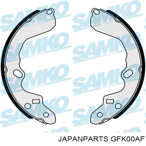 Колодки гальмові задні, барабанні Japan Parts GFK00AF ціна, від 13.53 USD
