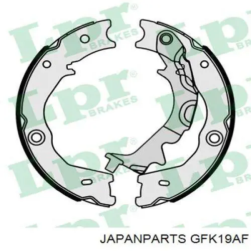 Колодки ручника/стоянкового гальма GFK19AF Japan Parts