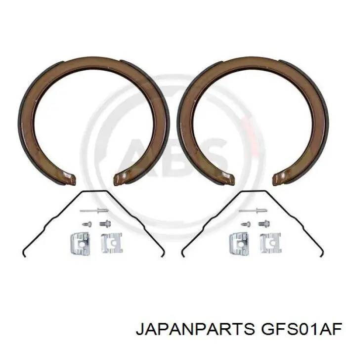 GFS01AF Japan Parts колодки ручника/стоянкового гальма