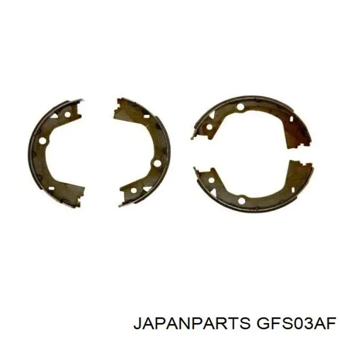 Колодки ручника/стоянкового гальма GFS03AF Japan Parts