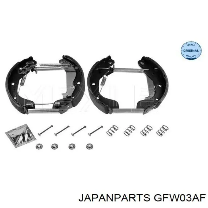 Колодки гальмові задні, барабанні Japan Parts GFW03AF ціна, від 19.33 USD
