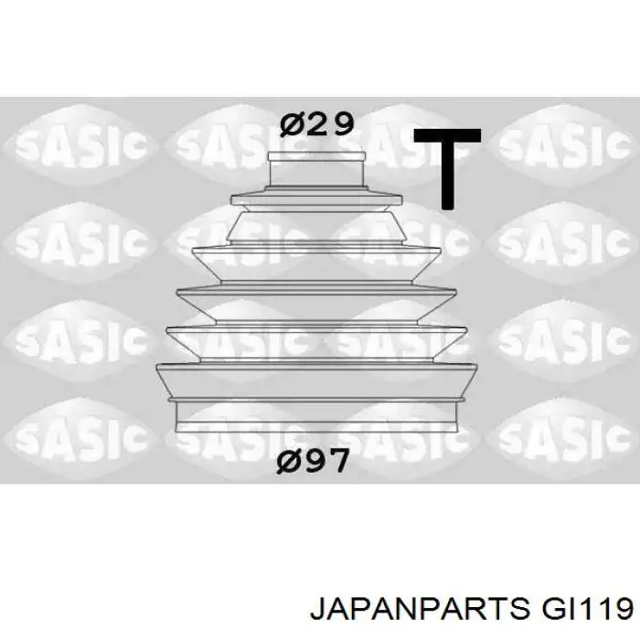 Граната колісна Japan Parts GI119 ціна, від 39.35 USD