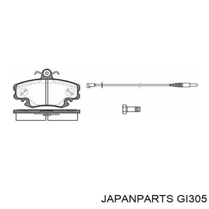 Купити GI305 Japan Parts Шарнір приводу зовнішній