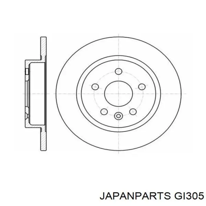 ШРУС зовнішній Japan Parts GI305