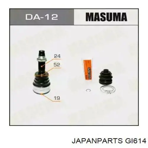 ШРУС зовнішній передній GI614 Japan Parts