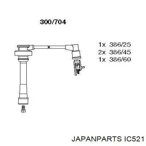 Дріт високовольтний Japan Parts IC521