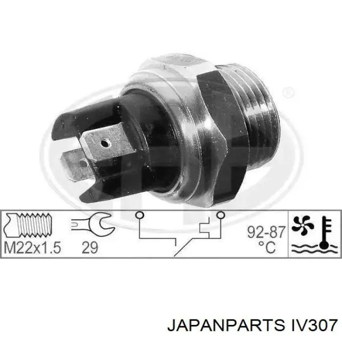 Датчик температури радіатора Japan Parts IV307 ціна, від 7.18 USD