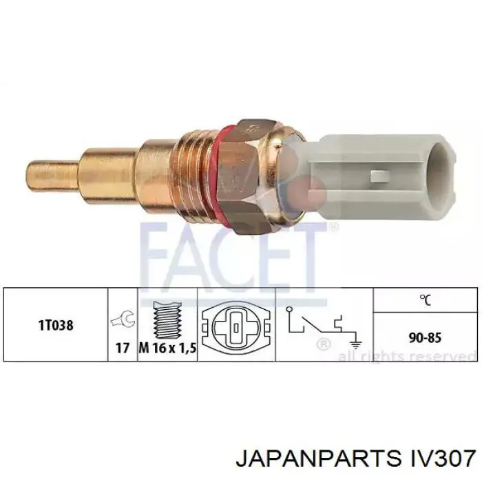 Купити IV307 Japan Parts Датчик включення вентилятора