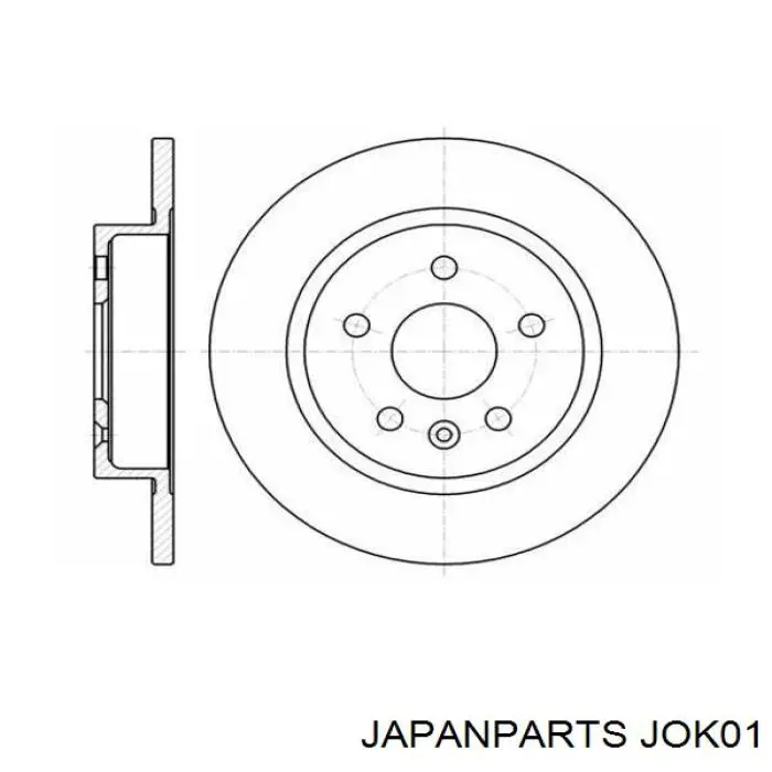 Купити JOK01 Japan Parts Хрестовина карданного валу