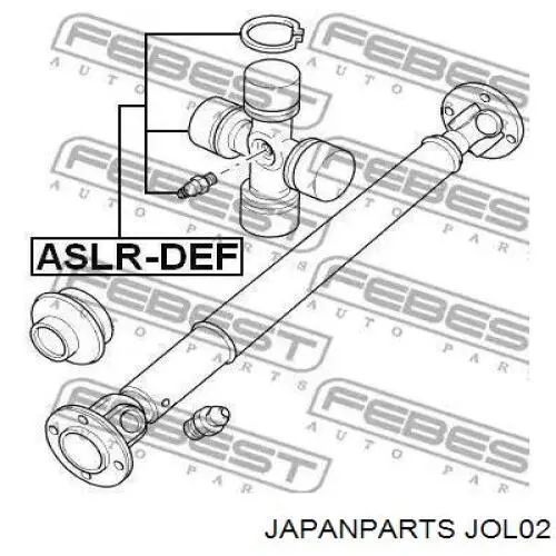 Хрестовина карданного валу JOL02 Japan Parts