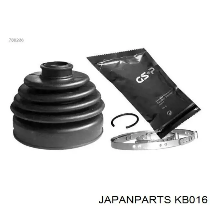 Пильник шарніра кутових швидкостей зовнішній передній Japan Parts KB016 ціна, від 6.83 USD