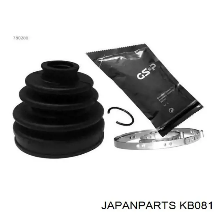 Пильник ШРУСа внутрішній, передній піввісі KB081 Japan Parts