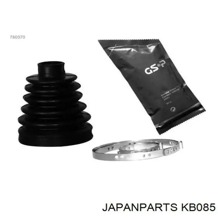 Пильник ШРУСа зовнішній, передній піввісі KB085 Japan Parts