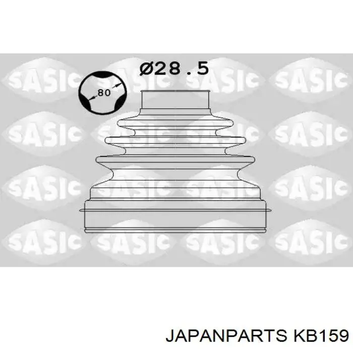 Пильник гранати внутрішній, передній півосі Japan Parts KB159 ціна, від 9.41 USD