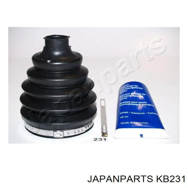 KB231 Japan Parts пильник шруса зовнішній, передній піввісі