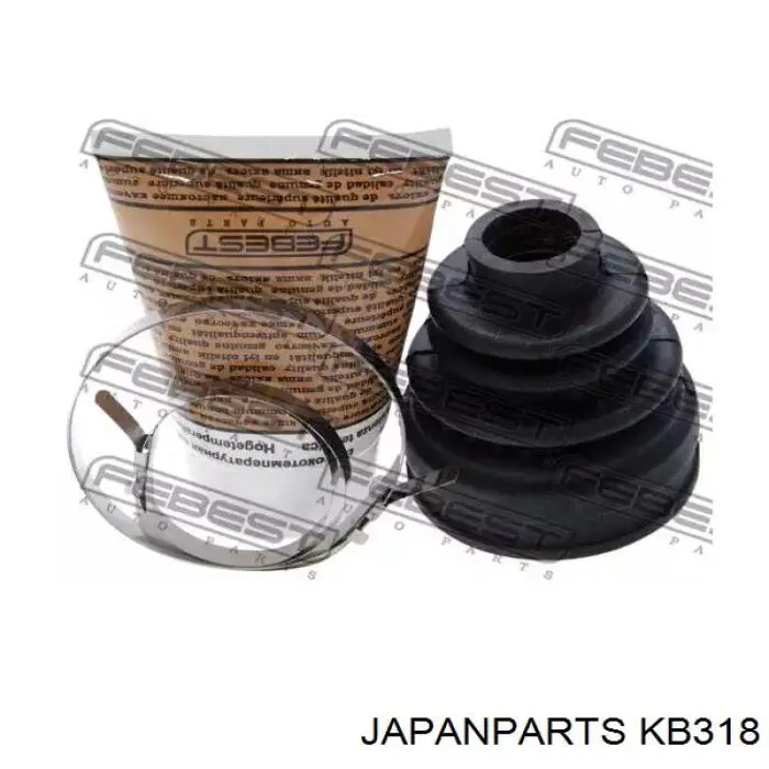 Купити KB318 Japan Parts Пильник шарніра кутових швидкостей зовнішній правий