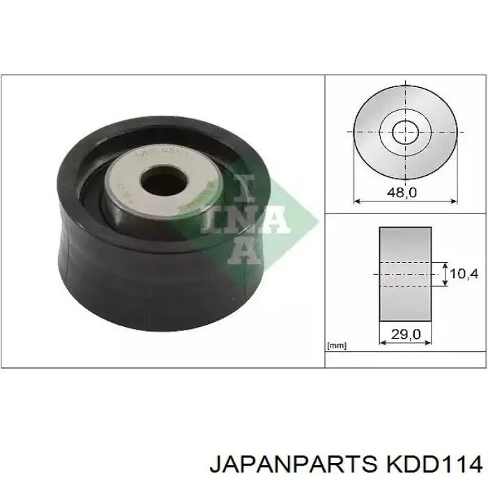 Комплект ГРМ KDD114 Japan Parts