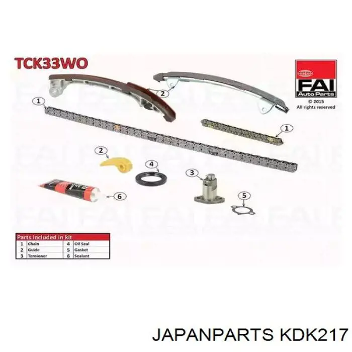 TC9181FK BGA Ланцюг ГРМ, комплект