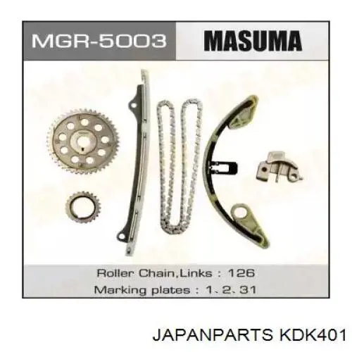 Купити KDK401 Japan Parts Комплект ланцюга ГРМ