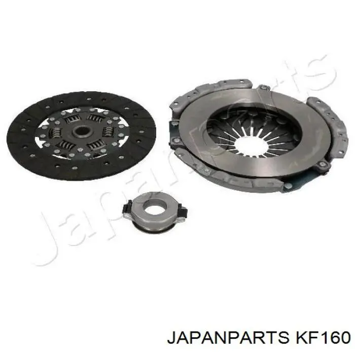 Комплект зчеплення (3 частини) Japan Parts KF160 ціна, від 156.24 USD