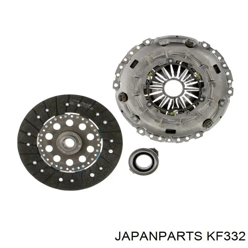 Комплект зчеплення (3 частини) Japan Parts KF332 ціна, від 133.16 USD
