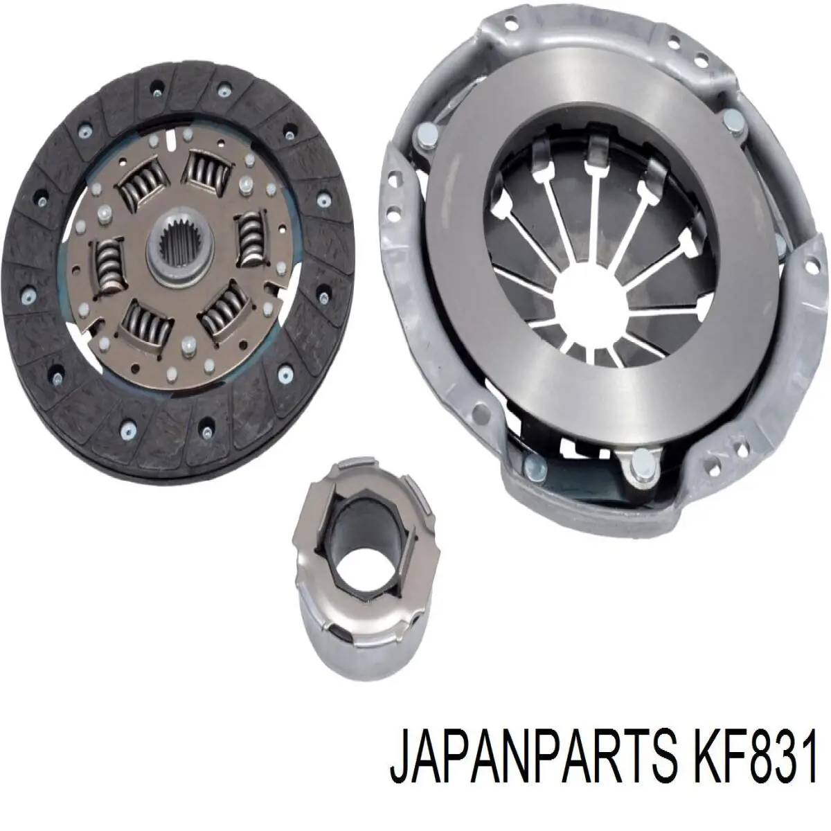 Комплект зчеплення (3 частини) Japan Parts KF831 ціна, від 93.62 USD