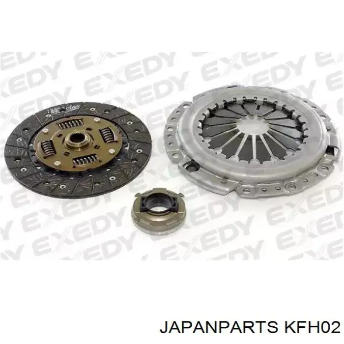 Купити KFH02 Japan Parts Комплект зчеплення (диск, корзина, підшипник)