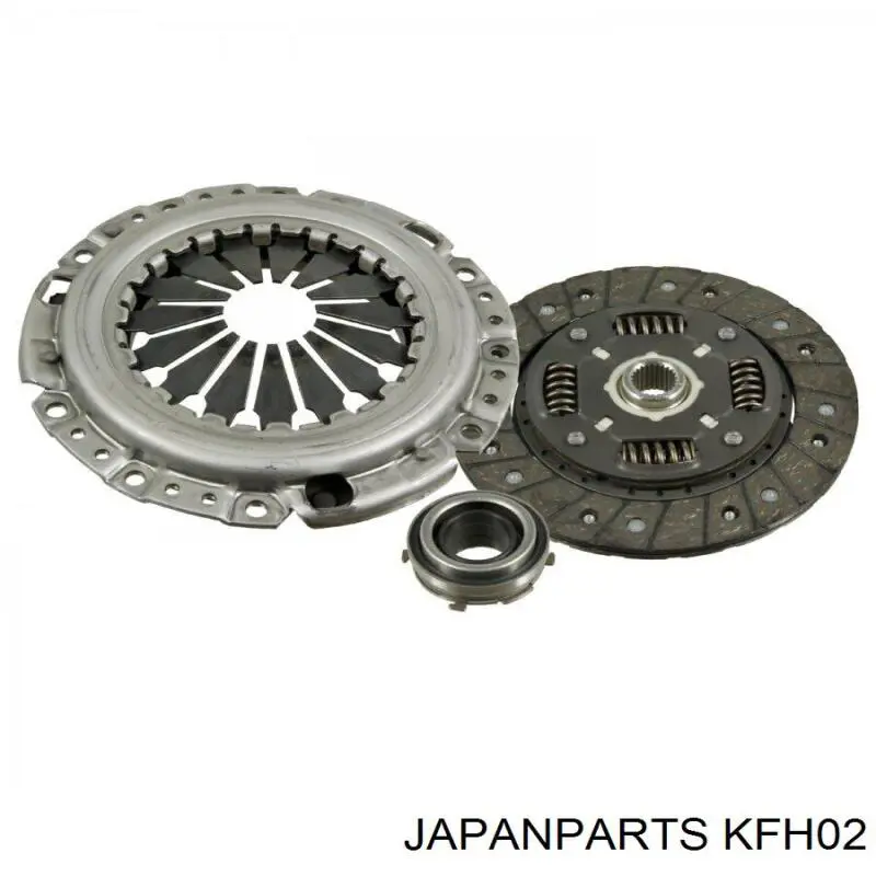 Комплект зчеплення (3 частини) Japan Parts KFH02 ціна, від 61.69 USD