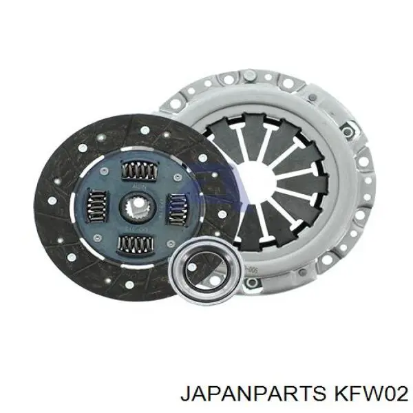 Купити KFW02 Japan Parts Комплект зчеплення (диск, корзина, підшипник)