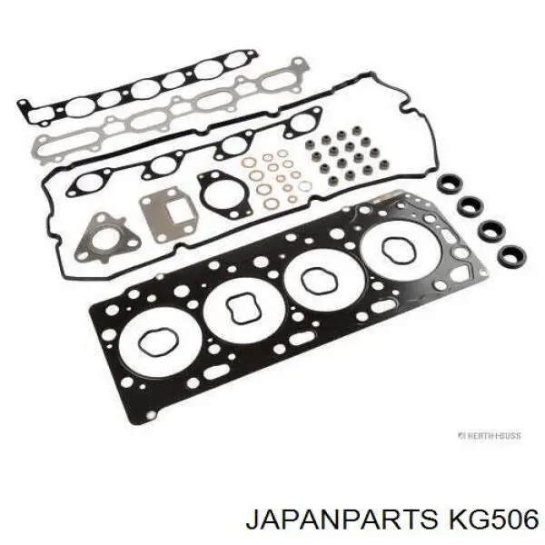 KG506 Japan Parts Комплект прокладок двигуна, верхній