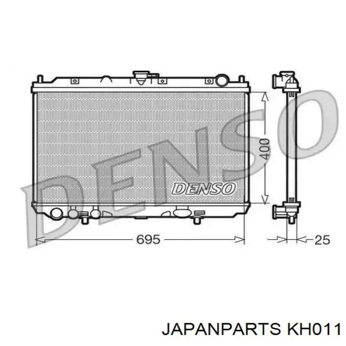 Купити KH011 Japan Parts Кришка розширювального бачка
