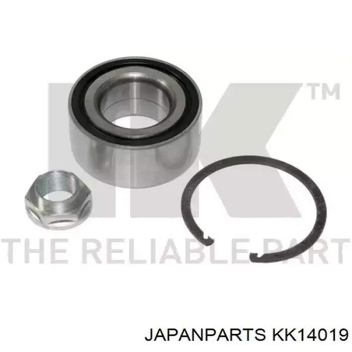 Комплект підшипник маточини передньої Japan Parts KK14019 ціна, від 17.86 USD