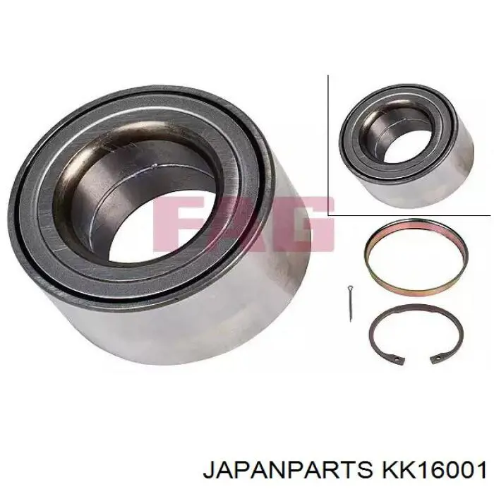 Підшипник маточини Japan Parts KK16001
