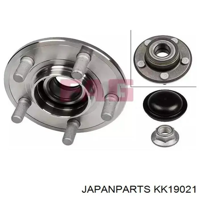 Купити KK19021 Japan Parts Маточини передніх коліс