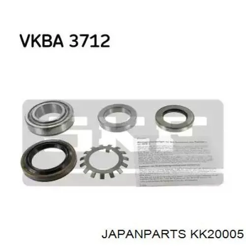 KK20005 Japan Parts Підшипник ступиці задньої